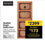 Dortello Studded Single Stable Door 2.032m X 813mm  713496