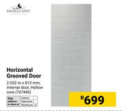 Swartland Horizontal Grooved Door 2.032m x 813mm 767440