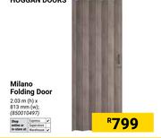 Milano Folding Door 2.03m(h) X 813mm(w)850010497