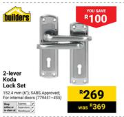 Builders 2 Lever Koda Lock Set (6")779451-455