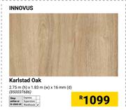 Innovus Karlstad Oak 2.75m (h) X 1.83m(w) X 16mm(d) 850037686