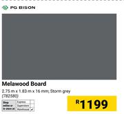 PG Bison Melawood Board 2.75m X 1.83m X 16mm 782580