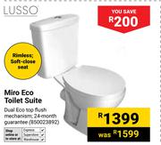 Lusso Miro Eco Toilet Suite 850023892