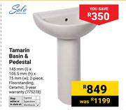 Solo Tamarin Basin & Pedestal 145mm (l) X 105.5mm(h) X 75mm(w) 775278