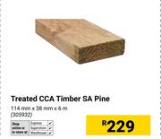 Treated CCA Timber SA Pine 114mm x 38mm x 6m 305932