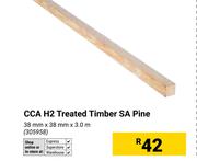 CCA H2 Treated Timber SA Pine 38mm x 38mm x 3.0m 305958