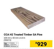 CCA H2 Treated Timber SA Pine 228mm x 50mm x 6.0m 306019