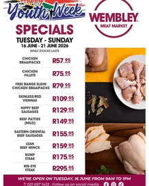 Wembley Meat Market : Youth Week Specials (16 June - 21 June 2026)