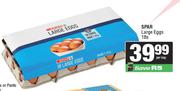 Spar Large Eggs-18s Per Tray