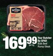 Your Butcher By Spar Bulk Beef Rump Steak-Per Kg