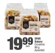 Spar Bakery Croutons Assorted-80g