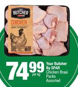 Your Butcher By Spar Chicken Braai Packs Assorted-Per Kg