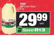 Spar Full Cream Maas-2Kg