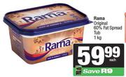 Rama Original 60% Fat Spread Tub-1Kg