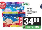 Nutriday Low Fat Smooth Yoghurt Assorted-For 2 x 6s