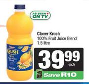 Clover Krush 100% Fruit Juice Blend-1.5L