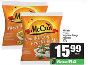 McCain Frozen Vegetable Range Assorted-250g