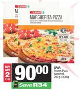 Spar Frozen Pizza Assorted-For 2 x 250g/300g