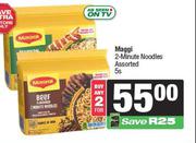 Maggi 2 Minute Noodles Assorted-For 2 x 5s