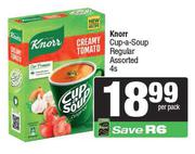 Knorr Cup A Soup Regular Assorted-4s Per Pack
