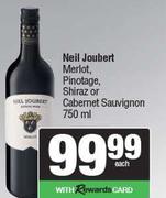 Neil Joubert Merlot, Pinotage, Shiraz Or Cabernet Sauvignon-750ml