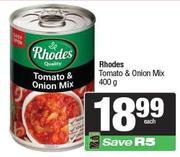 Rhodes Tomato & Onion Mix-400g