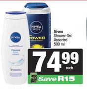 Nivea Shower Gel Assorted-500ml Each
