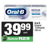 Oral B Original Toothpaste-100ml