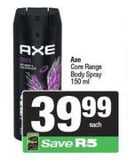 Axe Core Range Body Spray-150ml