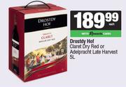 Drostdy Hof Claret Dry Red Or Adelpracht Late Harvest-5L