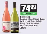 Boschendal Boschen,Chenin,Le Bouquet,Blanc De Noir,Lanoy Cabernet Merlot Or Rose-750ml Each
