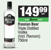 Russian Bear Triple Distilled Vodka-750ml