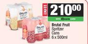 Brutal Fruit Spritzer Cans-For 2 x 6 x 500ml