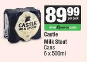 Castle Milk Stout Cans-6 x 500ml