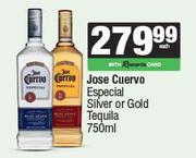 Jose Cuervo Especial Silver Or Gold Tequila-750ml Each