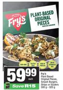 Fry's Plant Based Original Pieces,Smash Burgers,Strips Or Sizzlers-300g-320g