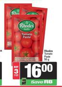 Rhodes Tomato Paste-For 3 x 50g