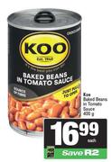 Koo Baked Beans In Tomato Sauce-400g