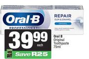 Oral-B Original Toothpaste-75ml
