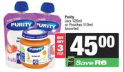 Purity Jars 125ml Or Pouches 110ml-For 3