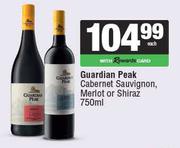 Guardian Peak Cabernet Sauvignon Merlot Or Shiraz-750ml