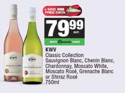 KWV Classic Collection Sauvignon,Chenin,Chardonnay,Moscato White,Rose,Grenache Or Shiraz-750ml