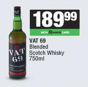Vat 69 Blended Scotch Whisky-750ml