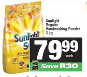 Sunlight Regular Hand Washing Powder-3Kg