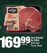 Your Butcher By Spar Bulk Beef Rump Steak-Per Kg