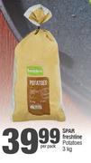 Spar Freshline Potatoes-3Kg Per Pack