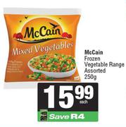 McCain frozen Vegetable Range Assorted-250g