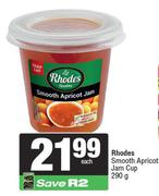 Rhodes Smooth Apricot Jam Cup-290g