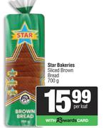 Star Bakeries Sliced Brown Bread-700g Per Loaf
