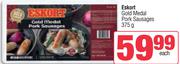 Eskort Gold Medal Pork Sausages-375g